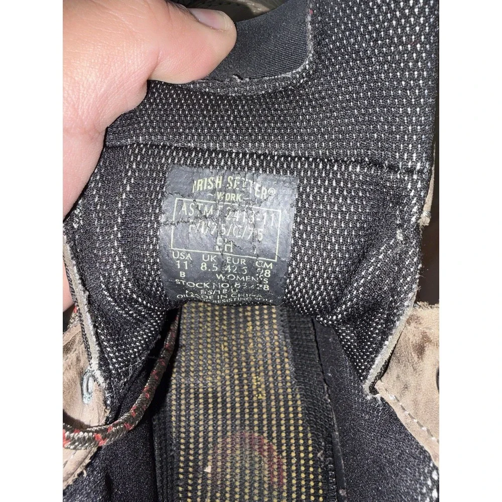 Irish Setter 83228 UltraDry Waterproof Work Boots Women's 11 Steel Toe